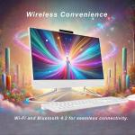 HP 22 inch All-in-One Desktop PC • 2024 Latest Model • Microsoft Office Trial ,FHD Display,32GB RAM ,1TB Storage (512GB SSD + 512GB External HD) ,Intel Celeron CPU, w/WOWPC Bundle ,Win 11 Pro