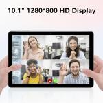 Android Tablet, 10.1 inch Android 13 Tablets 6GB RAM 64GB ROM 1TB Expand, 1280x800 IPS HD Touchscreen,6000mAh Battery, Bluetooth, Dual Camera, GMS, WiFi (Black)