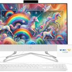 HP 22 inch All-in-One Desktop PC • 2024 Latest Model • Microsoft Office Trial ,FHD Display,32GB RAM ,1TB Storage (512GB SSD + 512GB External HD) ,Intel Celeron CPU, w/WOWPC Bundle ,Win 11 Pro