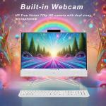 HP 22 inch All-in-One Desktop PC • 2024 Latest Model • Microsoft Office Trial ,FHD Display,32GB RAM ,1TB Storage (512GB SSD + 512GB External HD) ,Intel Celeron CPU, w/WOWPC Bundle ,Win 11 Pro