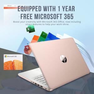 HP Stream 14" HD BrightView Laptop, Intel Celeron N4120, 8GB RAM, 416GB Storage (128GB eMMC + 288GB Docking Station Set).