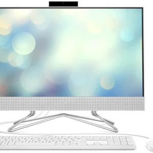 HP 24" All-in-One Desktop, AMD Athlon Silver 3050U Processor, AMD Radeon Graphics, 8 GB RAM, 256 GB SSD, Windows 11 Home (24-dd0210, Snow white)
