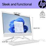 HP 24 Newest Daily All-in-One, 23.8, FHD 1920 * 1080, Intel Core i3-1115G4, 16GB RAM, 1TB SSD, Wi-Fi, Wired KB & Mouse.