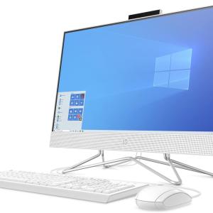 HP All-in-One Desktop PC, 11th Gen Intel Core i3-1115G4 Processor, 8 GB RAM, 512 GB SSD Storage, Full HD 23.8” Display, Windows 10 Home.