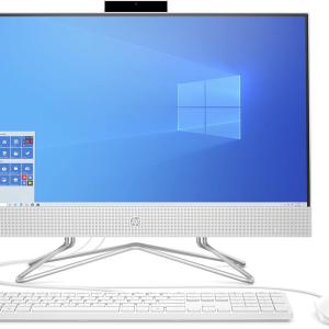 HP All-in-One Desktop PC, 11th Gen Intel Core i3-1115G4 Processor, 8 GB RAM, 512 GB SSD Storage, Full HD 23.8” Display, Windows 10 Home.