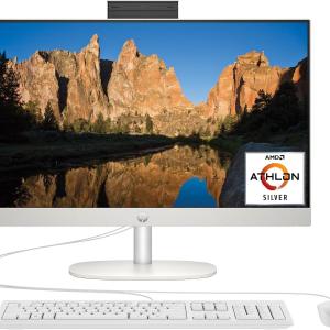 Full HD All-in-One Desktop Computer - Intel 13th Gen Windows 11, 8GB RAM, 256GB SSD, Dual-Band WiFi, HDMI, USB 3.0, FHD IPS Display - AIO PC with Wireless Keyboard, Mouse, 2MP Camera