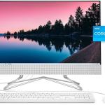 HP All-in-One Desktop PC, 11th Gen Intel Core i3-1115G4 Processor, 8 GB RAM, 512 GB SSD Storage, Full HD 23.8” Display, Windows 10 Home.